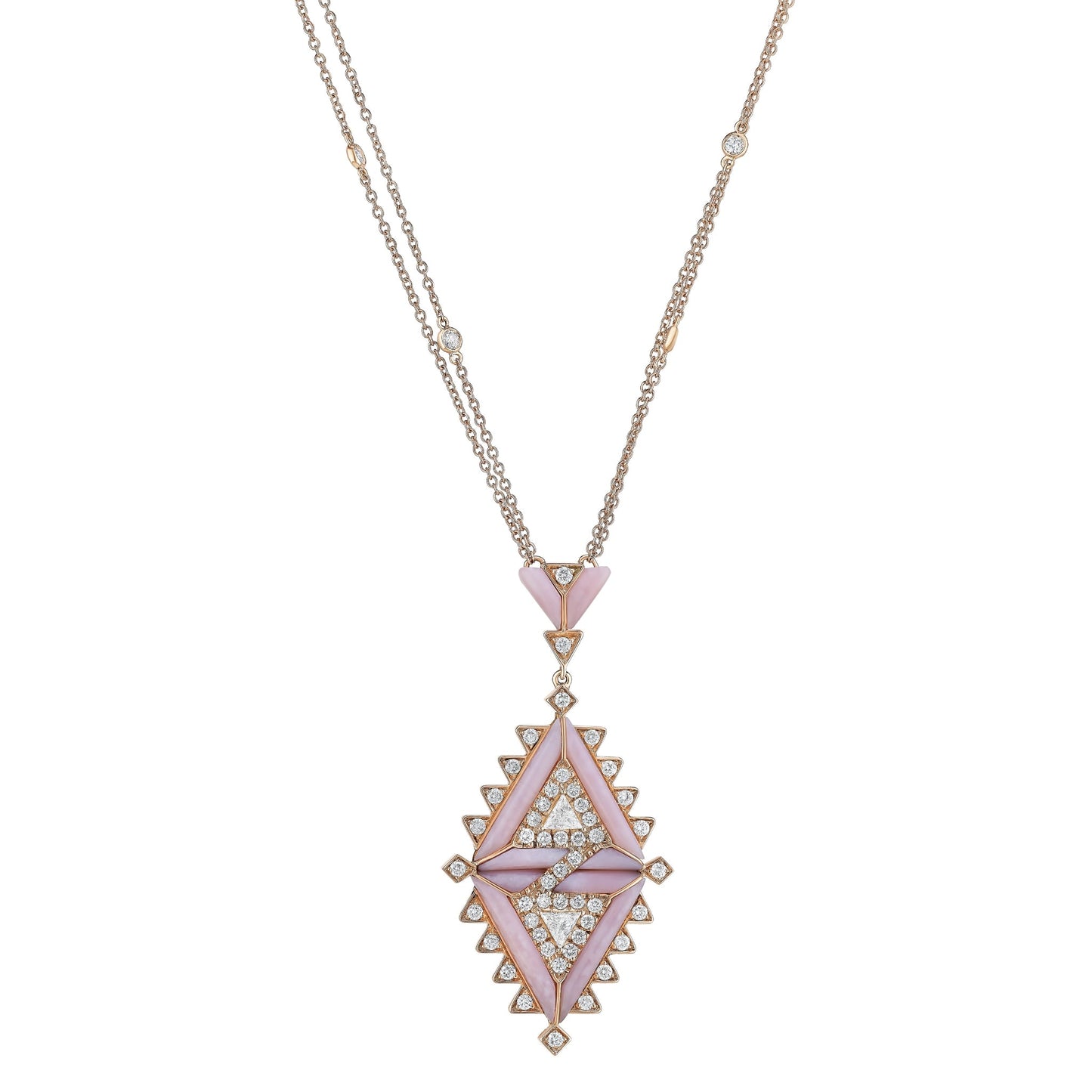 Etnica Necklace - Pink Opal