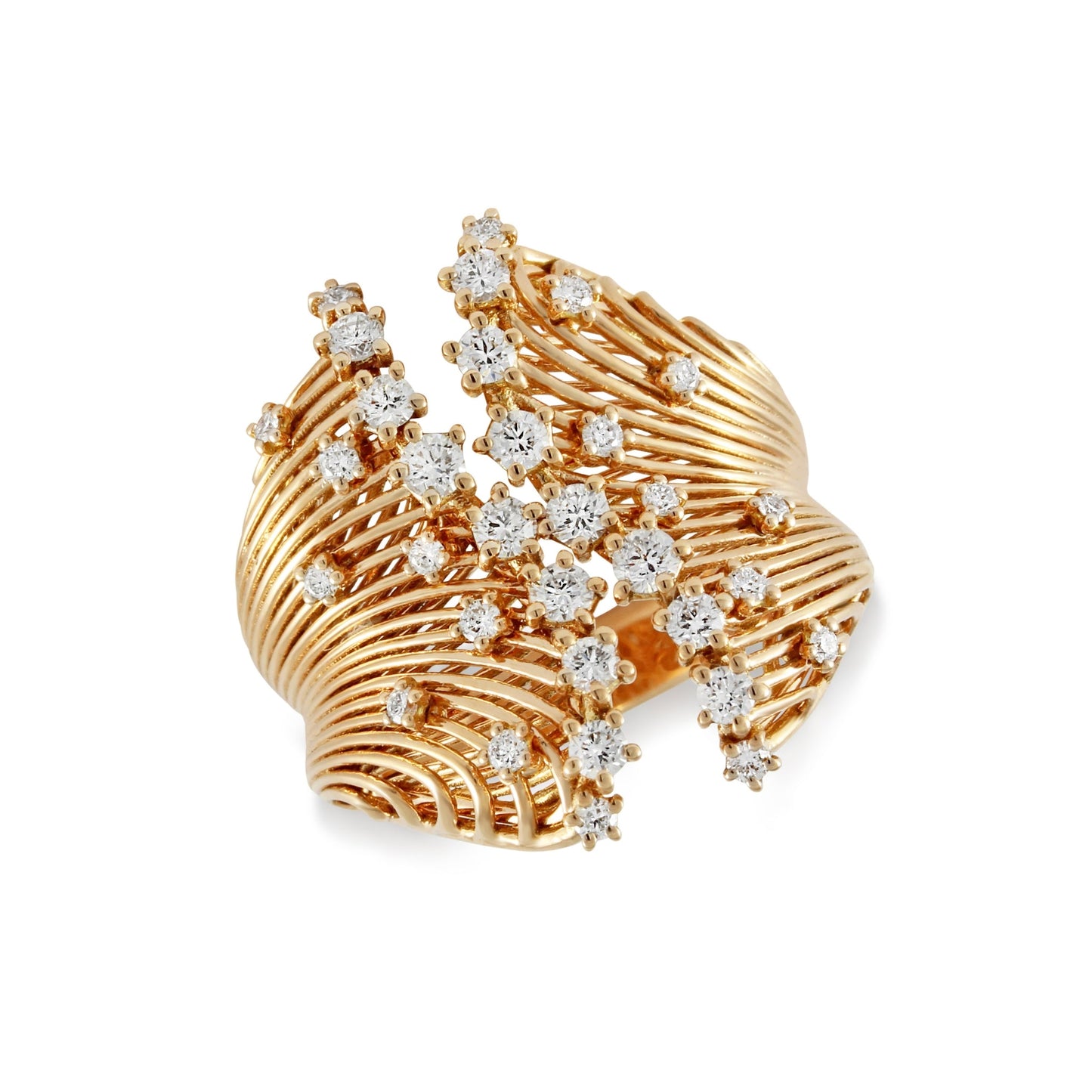 Under The Sea Open Ring, Rose Gold