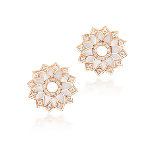 Classic Geomatrica MOP Earrings, S Model