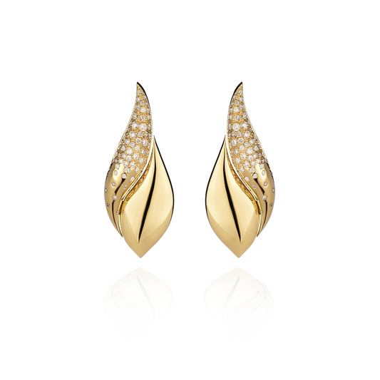 18K Delicate Abbraccio Earrings