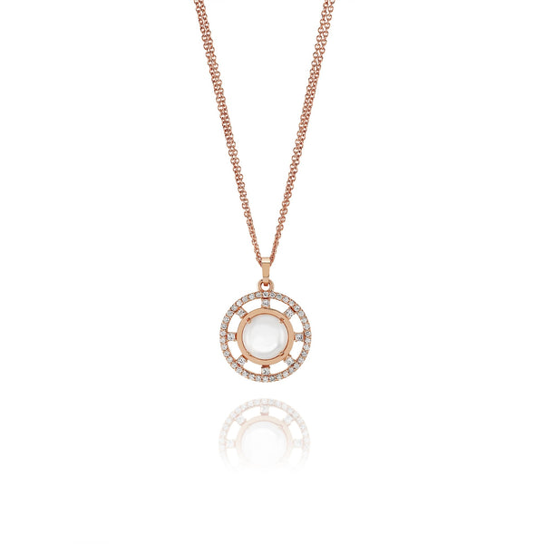 A Matter of Light Necklace with Pearl -Small