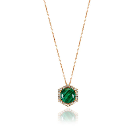 A Matter of Light  Necklace - Malachite