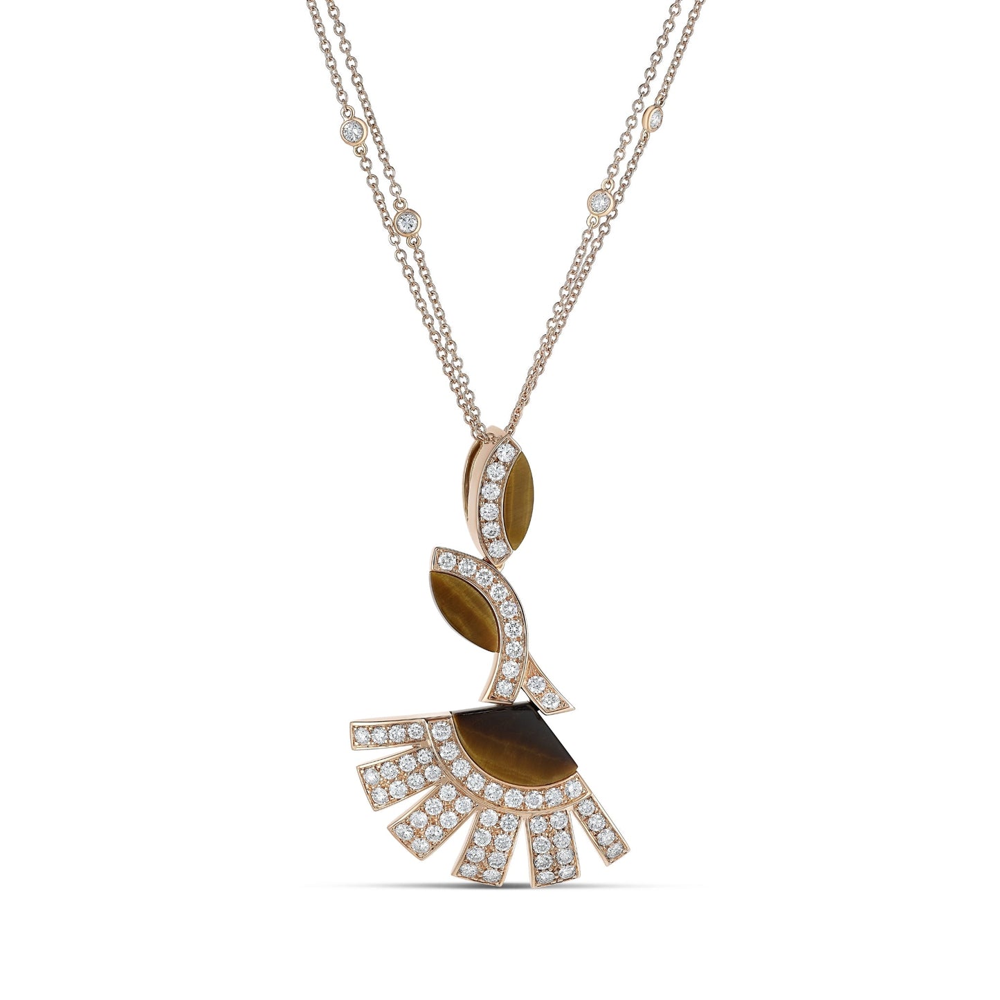 Daisy Necklace - Tiger Eye