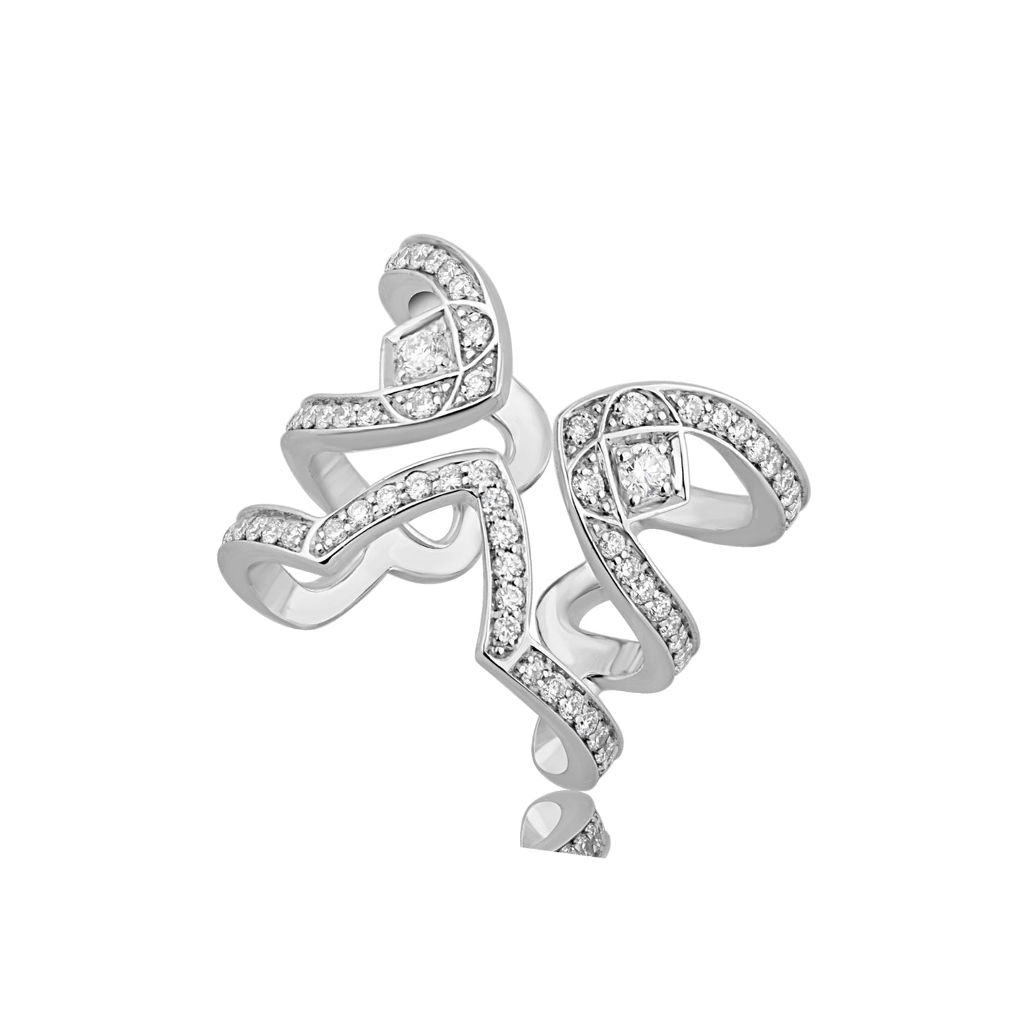 Rich Diamond Nail Ring