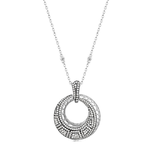 Coccopelli Diamond Pendant Small - White Gold