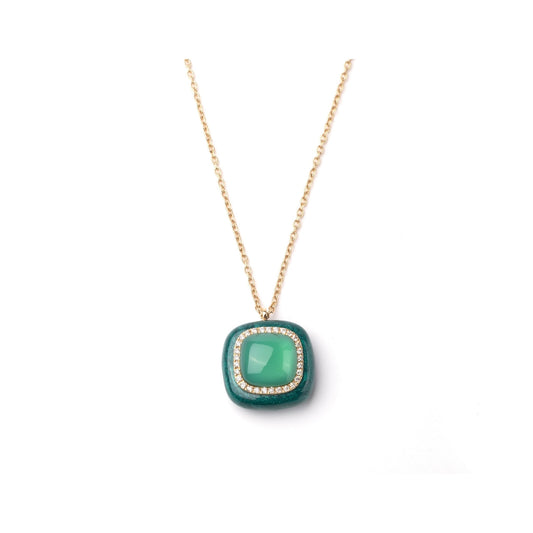 Mistica Evergreen Enamel Pendant
