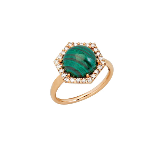 A Matter of Light Ring - Malachite