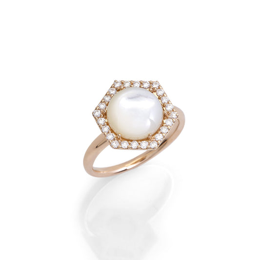 A Matter Of Light Minimal Pearl Ring