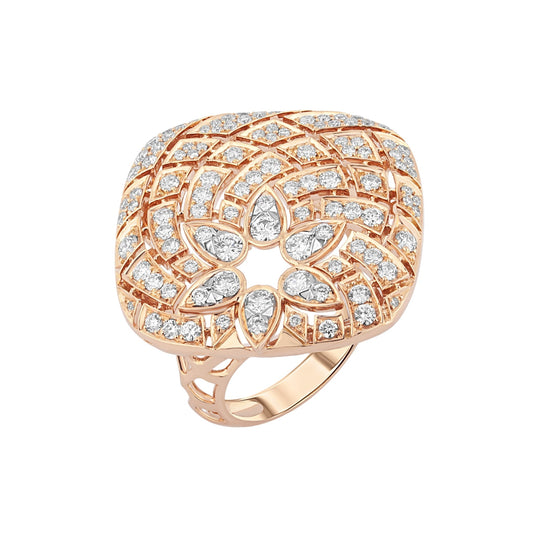 Cushion Geomatrica Diamonds Ring